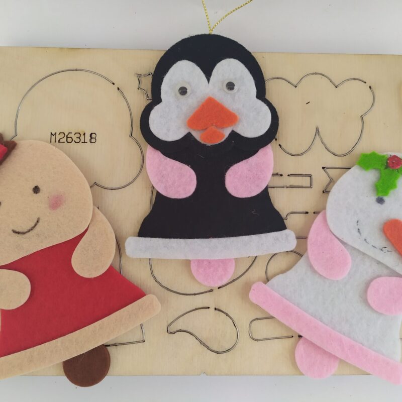 PINGUINO, PAN DI ZENZERO, PUPAZZO DI NEVE