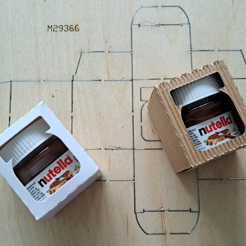 SCATOLINA VASETTO NUTELLA per PLUS