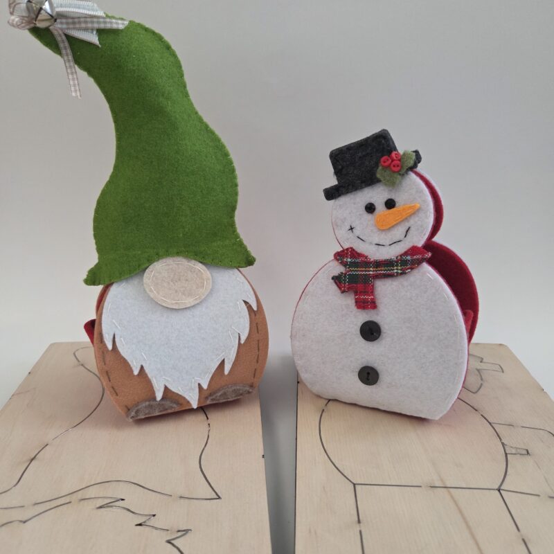 PROMO SCATOLA PUPAZZO DI NEVE+GNOMO 25 PICCOLO
